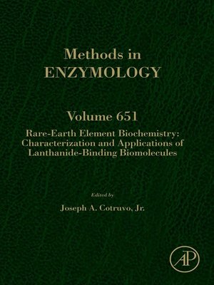 cover image of Rare-Earth Element Biochemistry
